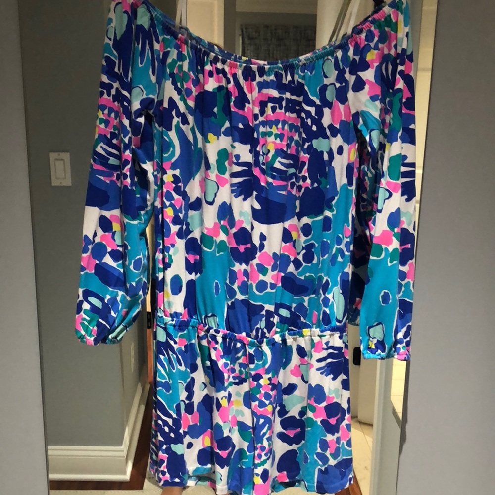 Lily Pulitzer off the shoulder romper
